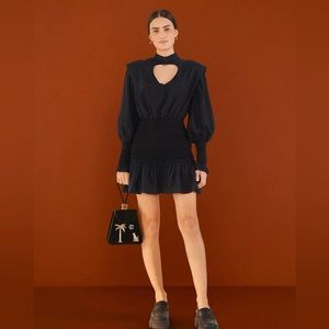 FARM RIO Heart Neckline Mini Dress